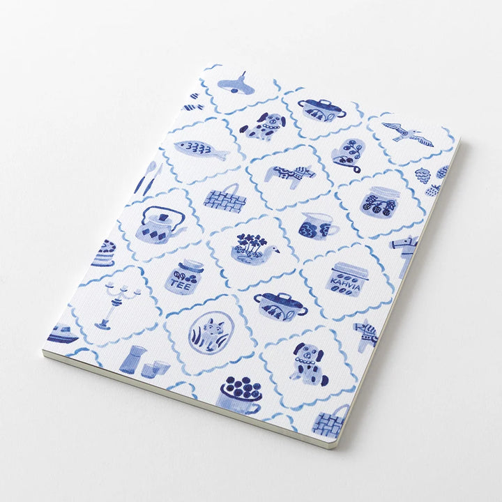 Yuro Log Notebook (B6) - Blue Nordic A