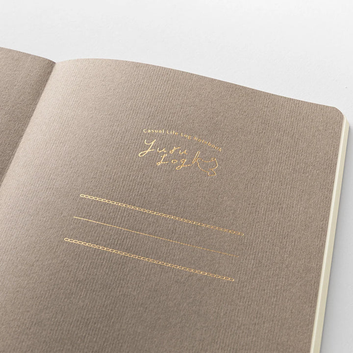 Yuro Log Notebook (B6) - Blue Nordic A