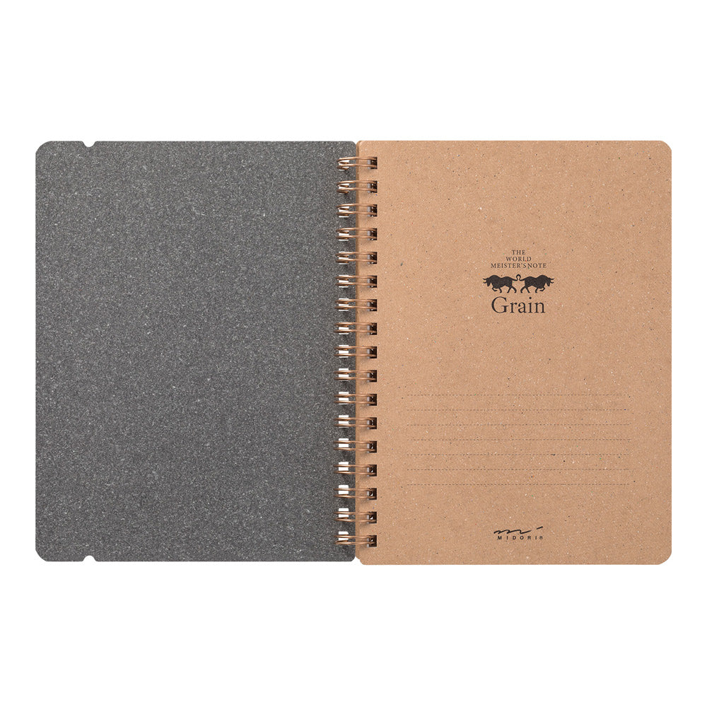 Midori Ring Notebook Grain (B6)