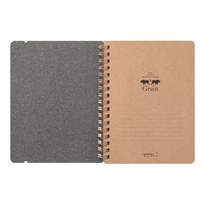 Midori Ring Notebook Grain (B6)