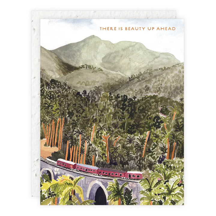 Beauty Up Ahead Encouragement Card