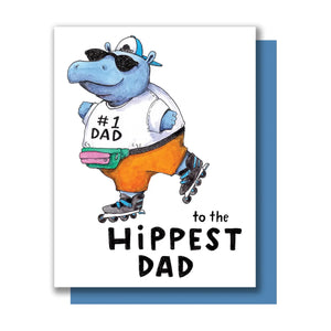 Hippo Dad Father's Card