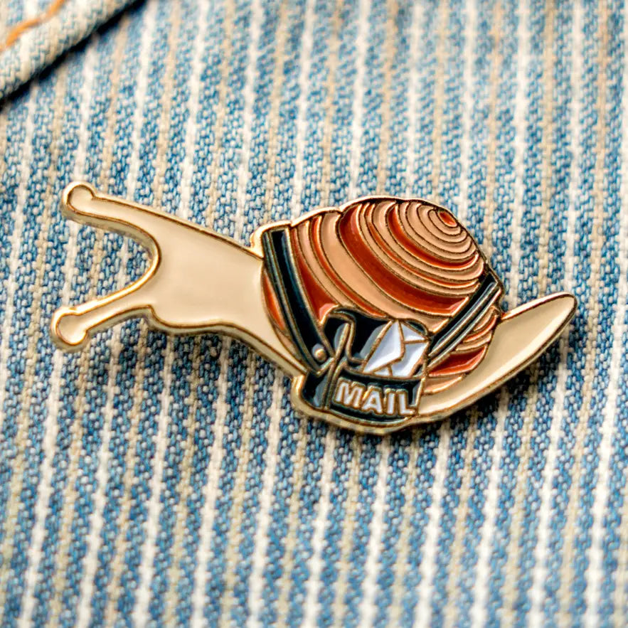 Snail Mail Enamel Pin