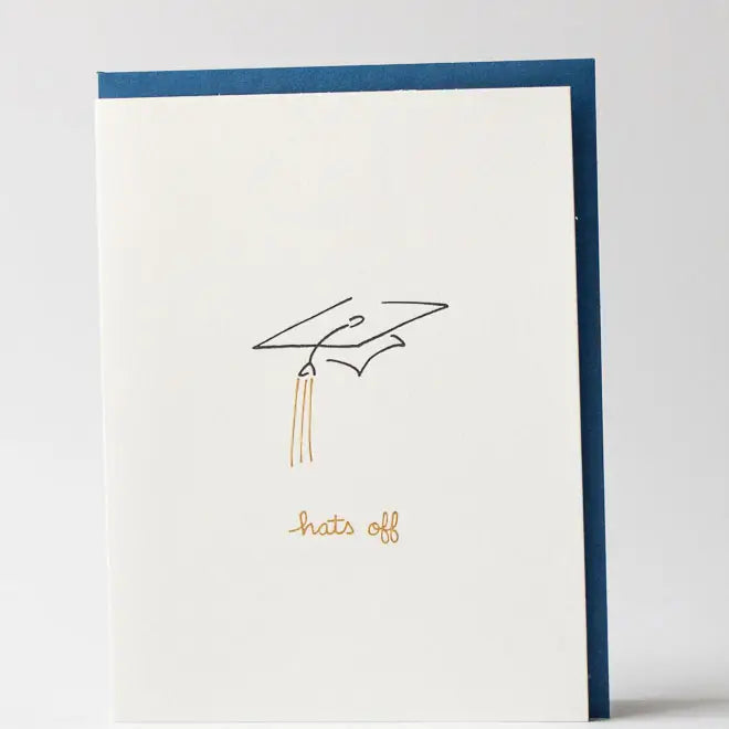Hats Off Graduation Card