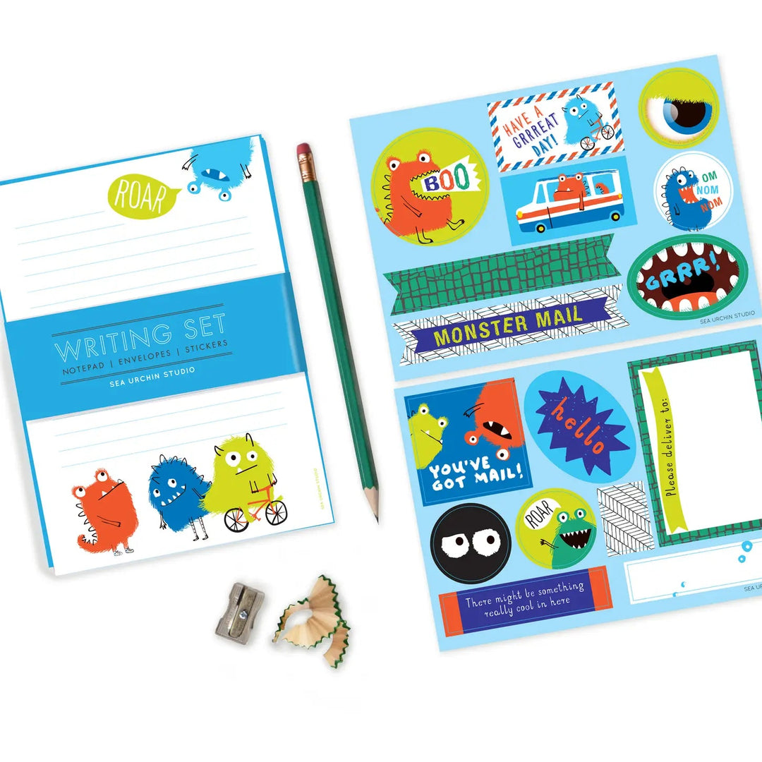 Children's Writing Set: Monsters