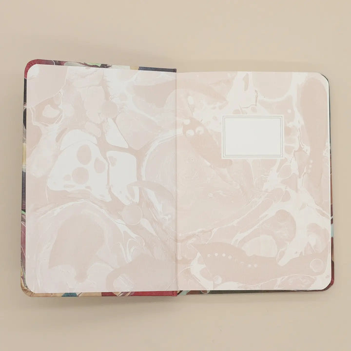 Carnelian Marble Hardcover Journal (B6)