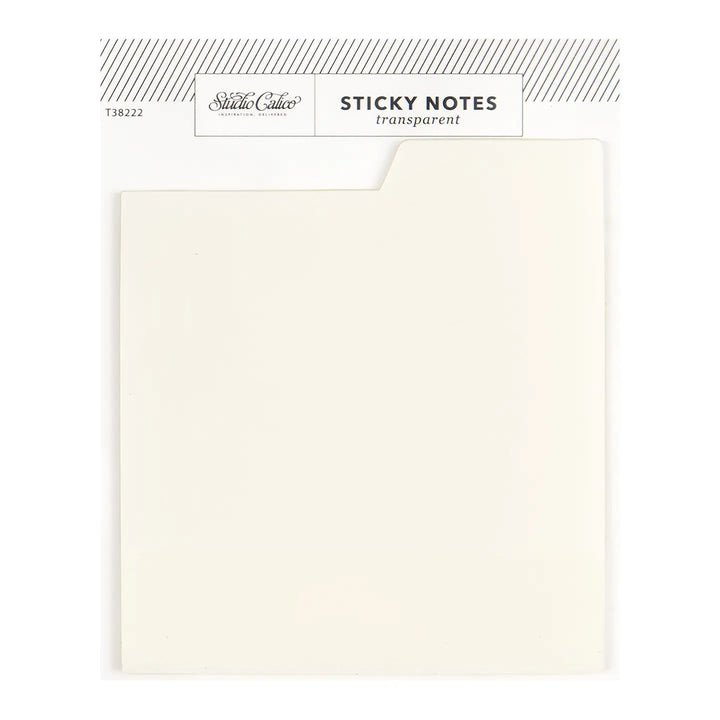 Tabbed Transparent Sticky Notes