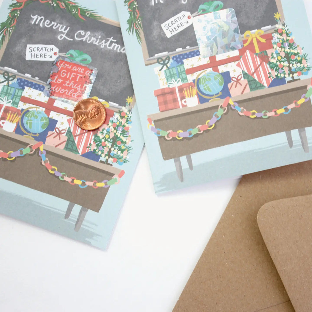 Scratch-Off Card - Teacher Christmas