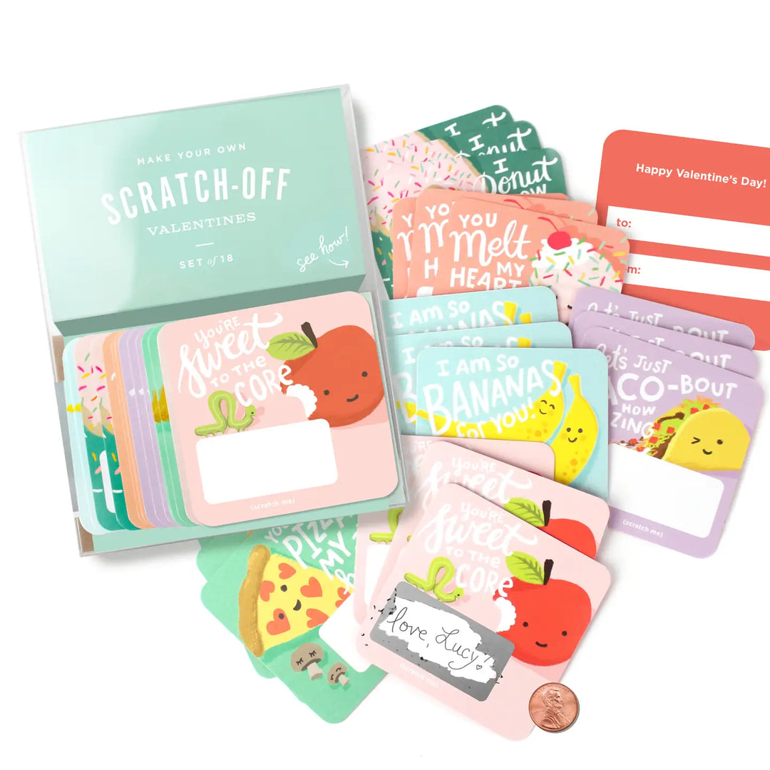 Scratch Off Valentine Cards