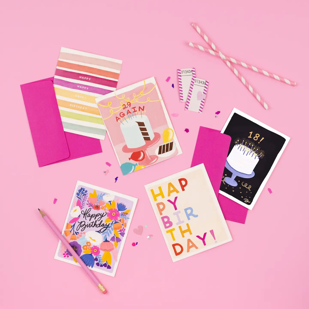 18th Birthday Cake Card