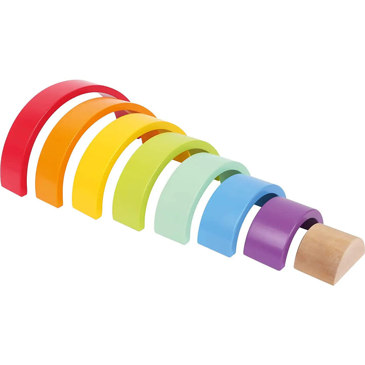 Large Rainbow Building Block Playset