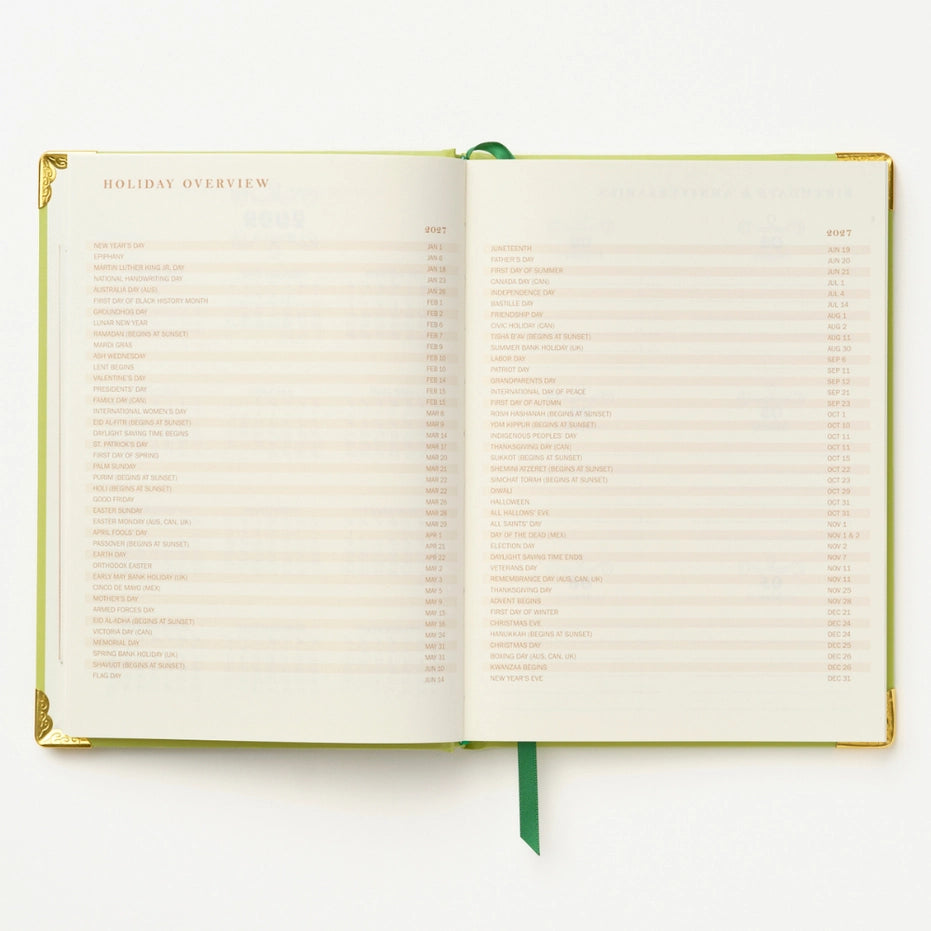 Woodland Scene Weekly Medium Bound Planner (Jan-Dec 2027)