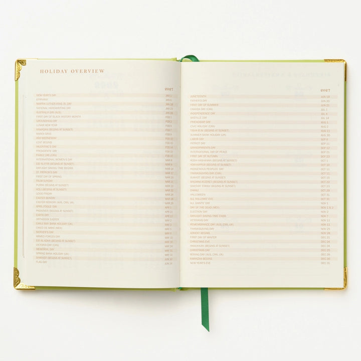 Woodland Scene Weekly Medium Bound Planner (Jan-Dec 2027)
