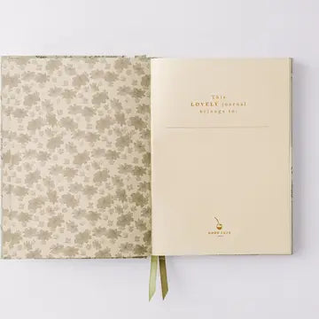 Swan Dance Toile Hardcover Notebook
