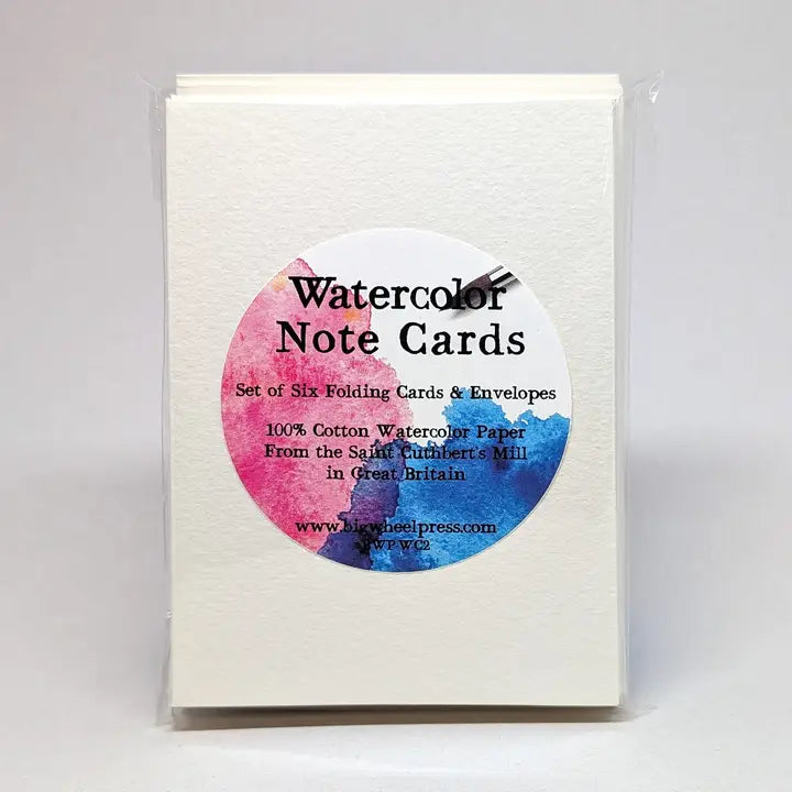 Watercolor Notecards - Set of Six