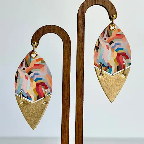 Jessica - Abstract Jungle Earrings