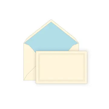 100% Cotton Flat Card Letter Sets (4" x 6")