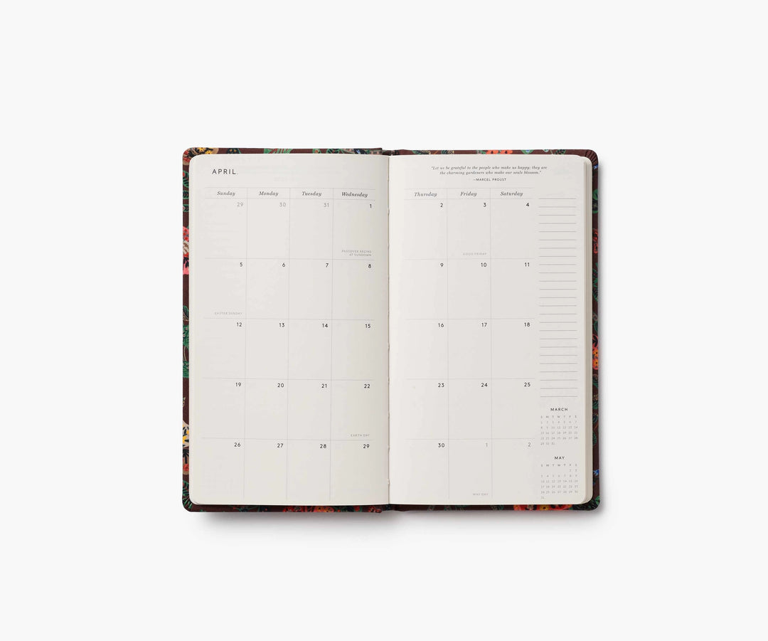 Gracie 12-Month Hardcover Pocket Planner (Jan-Dec 2026)