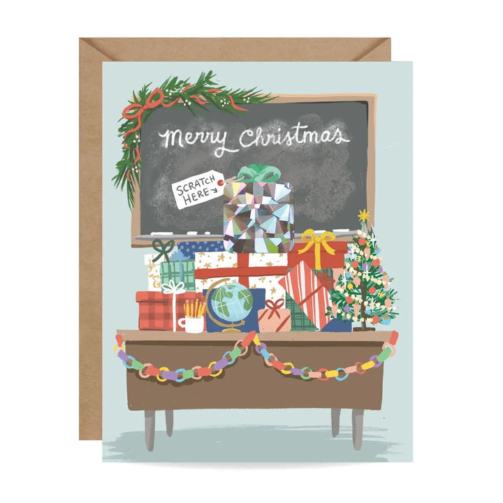 Scratch-Off Card - Teacher Christmas