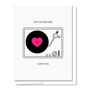 For the Record Card