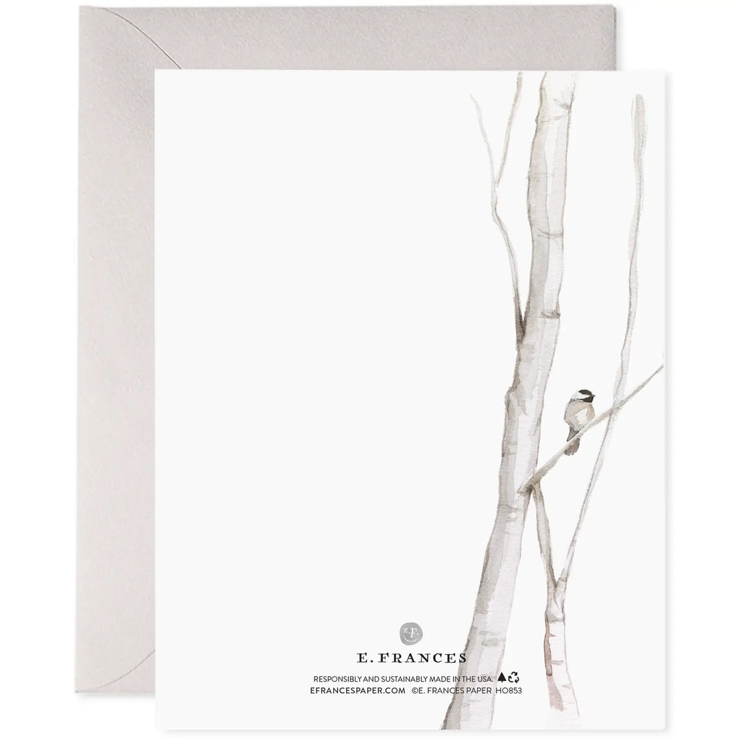 Snowy Birch Card (Set of 6)