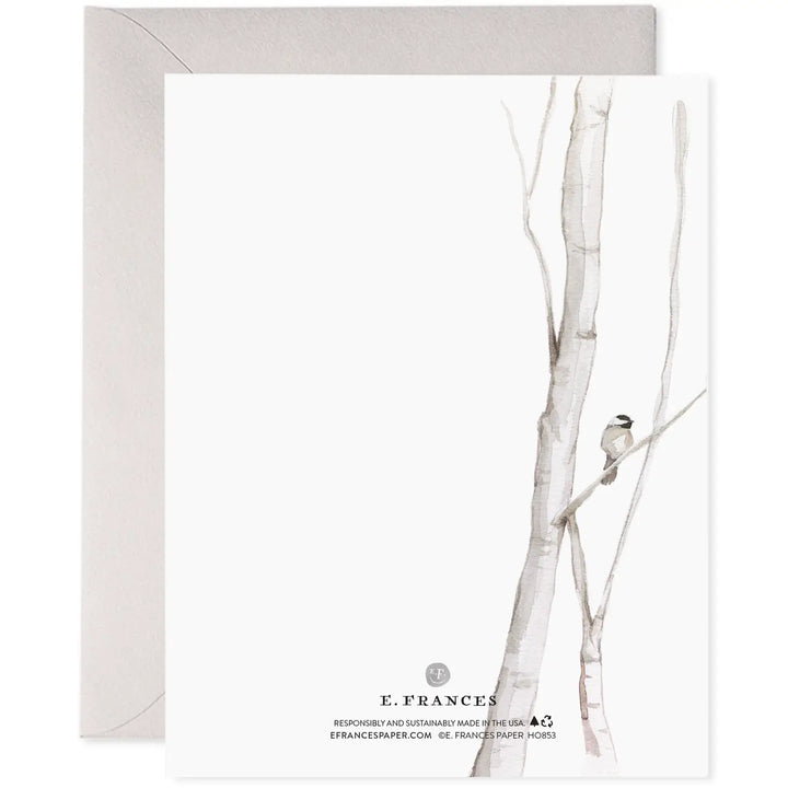 Snowy Birch Card (Set of 6)