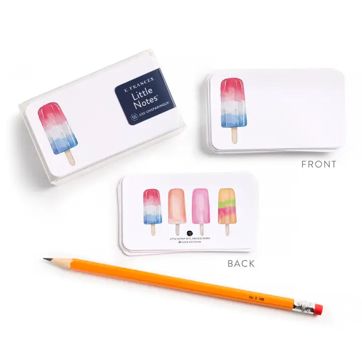 Patriotic Popsicle Little Notes