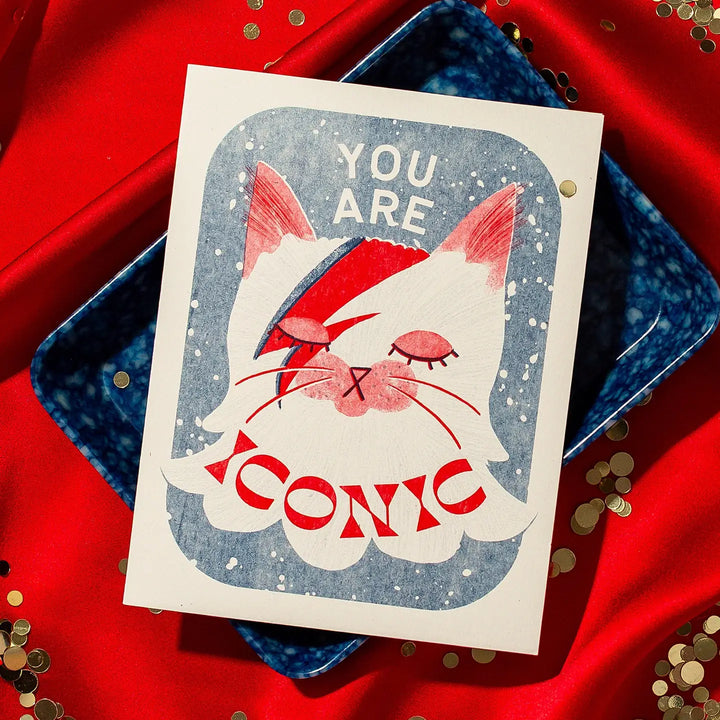You Are Iconic - Risograph Card