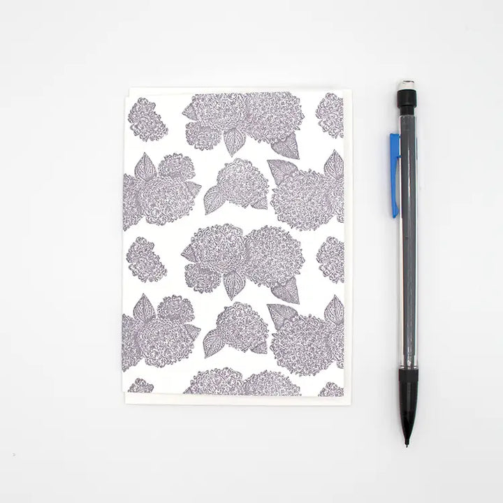 Hydrangea Small Note Cards - Set of 6