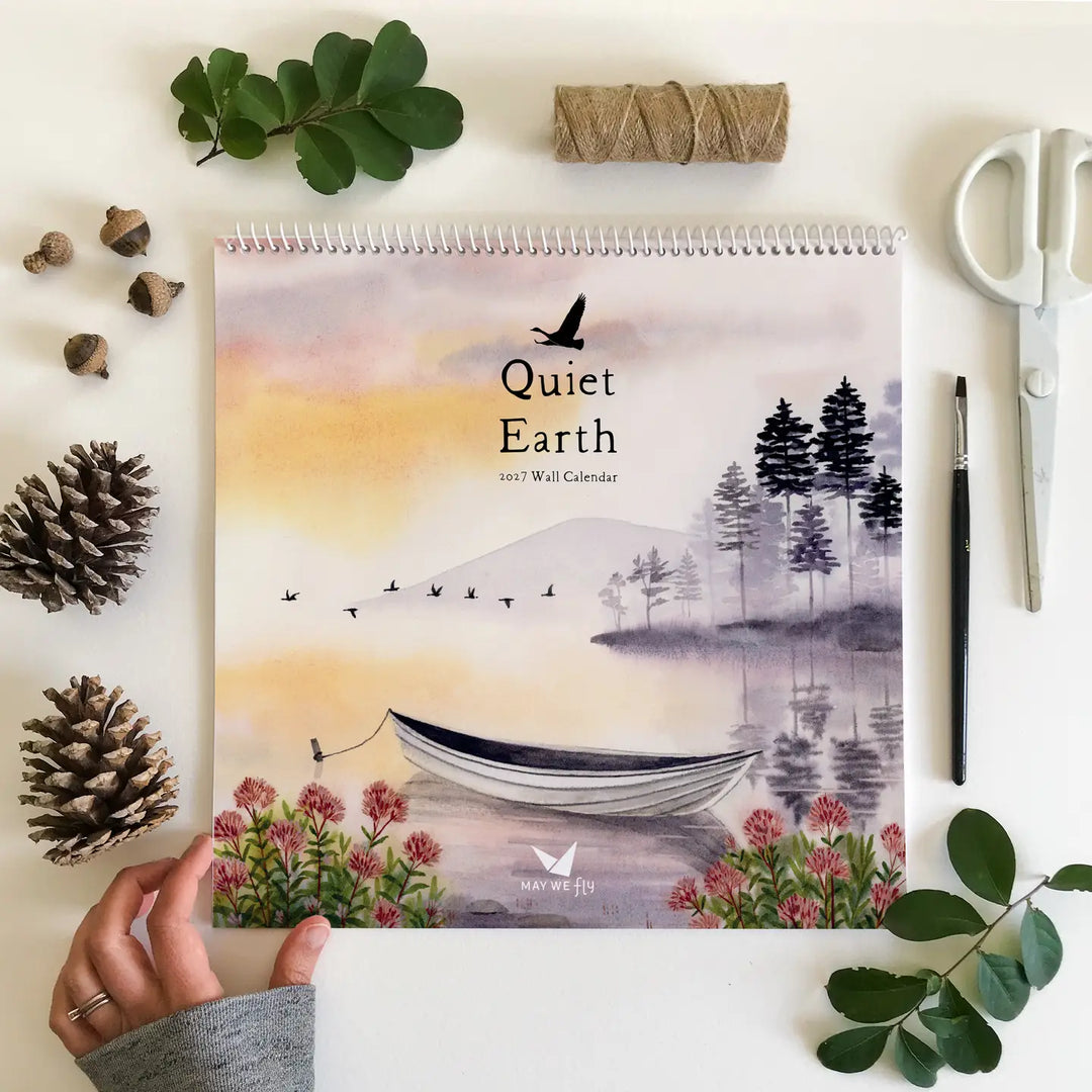 2027 Quiet Earth Wall Calendar