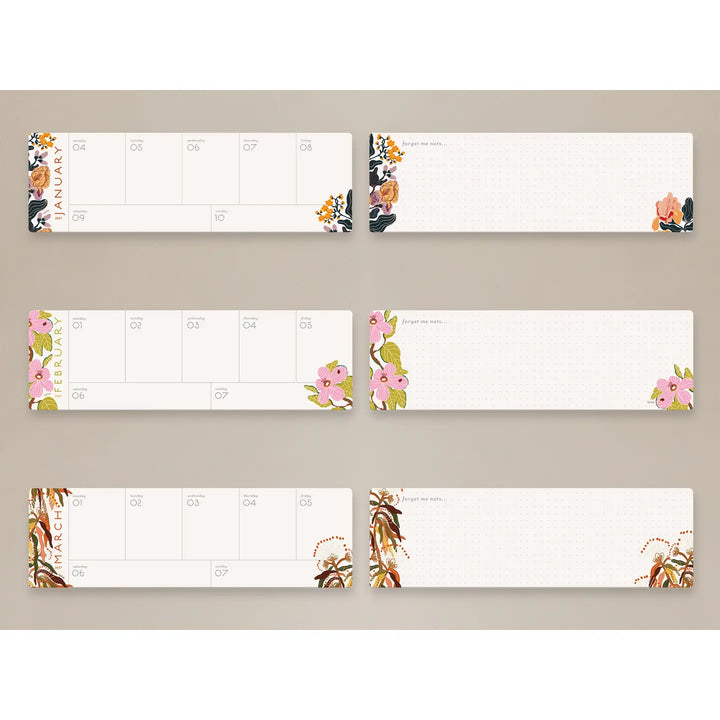 2027 Soft Days Ahead Weekly Desk Planner (Jan - Dec 2027)