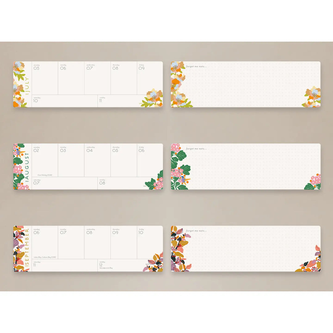 2027 Soft Days Ahead Weekly Desk Planner (Jan - Dec 2027)