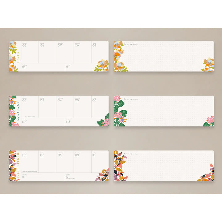 2027 Soft Days Ahead Weekly Desk Planner (Jan - Dec 2027)