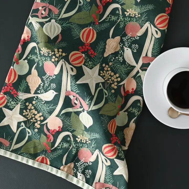 Ornaments and Bows Towel