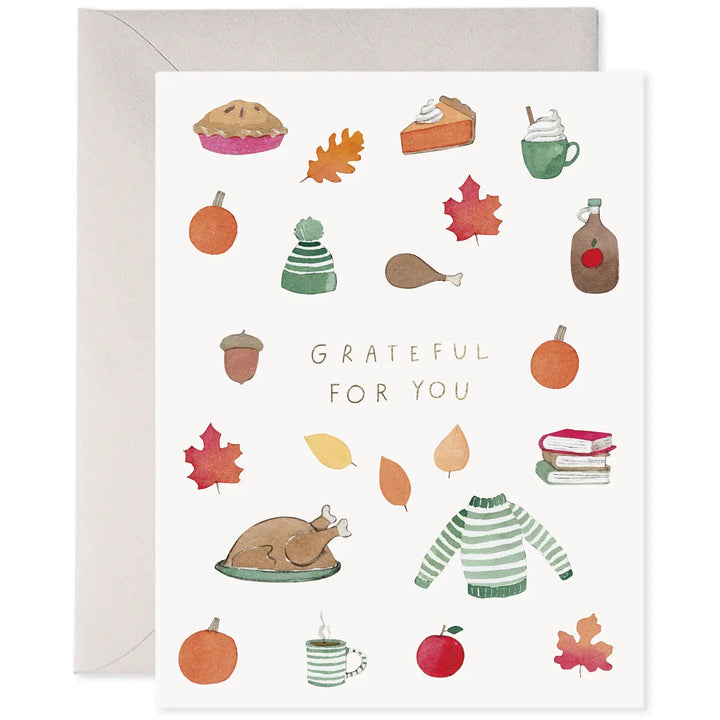 Crisp & Cozy Thanksgiving Card