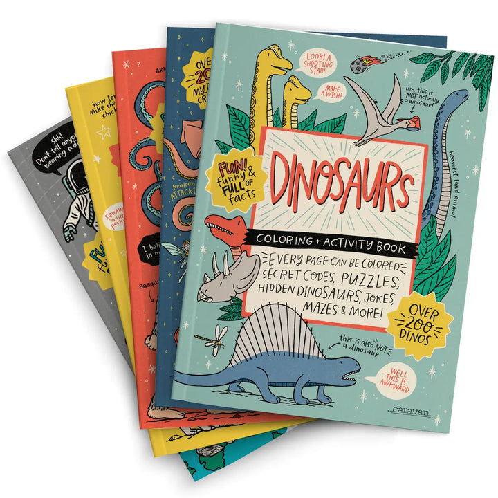 Dinosaurs Coloring and Activity Book