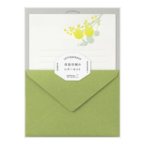 Letter Set - Pressed Bouquet Yellow