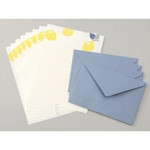 Letter Set - Letterpress Lemon