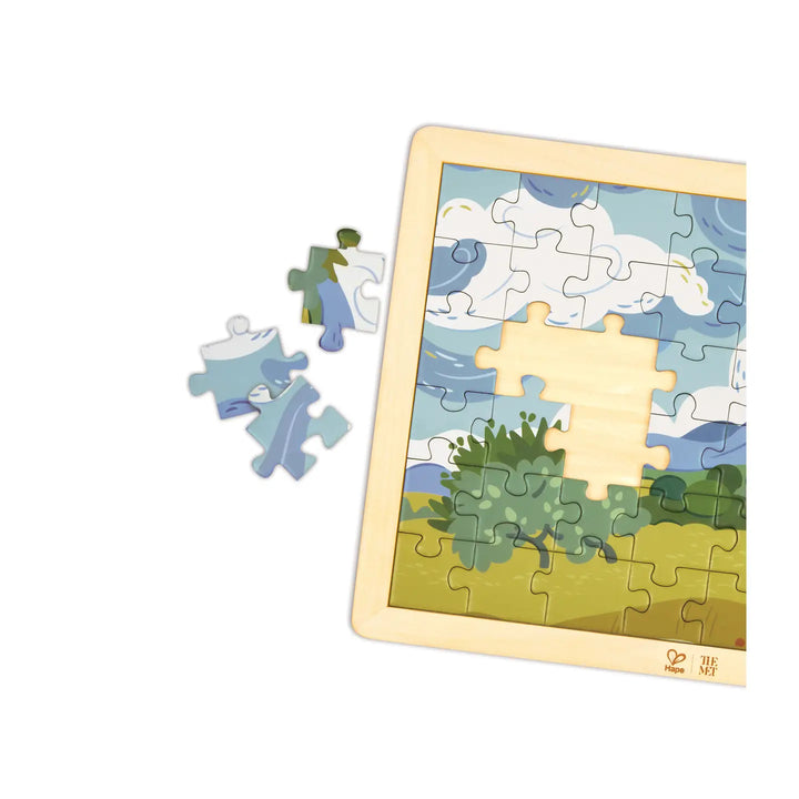 Van Gogh Cypresses Puzzle