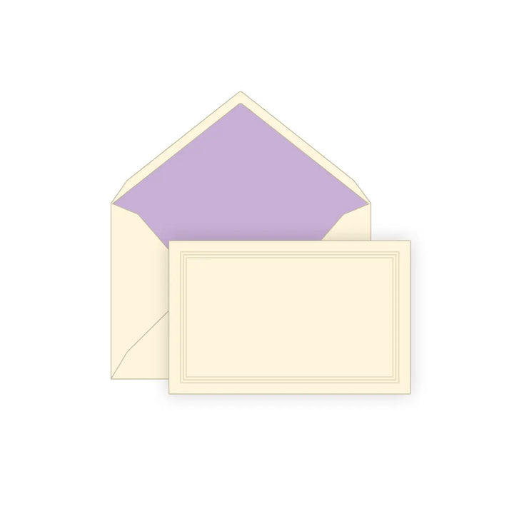 100% Cotton Flat Card Letter Sets (4" x 6")
