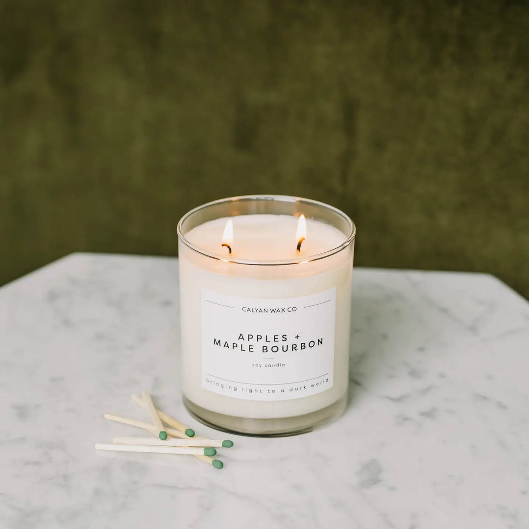 Apples + Maple Bourbon Soy Candle