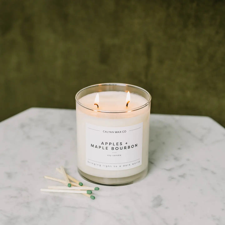 Apples + Maple Bourbon Soy Candle