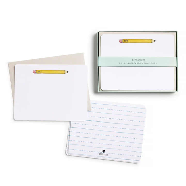Pencil Flat Notes (Set of 8)