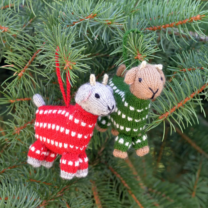 Baby Goats in Pajamas Ornaments