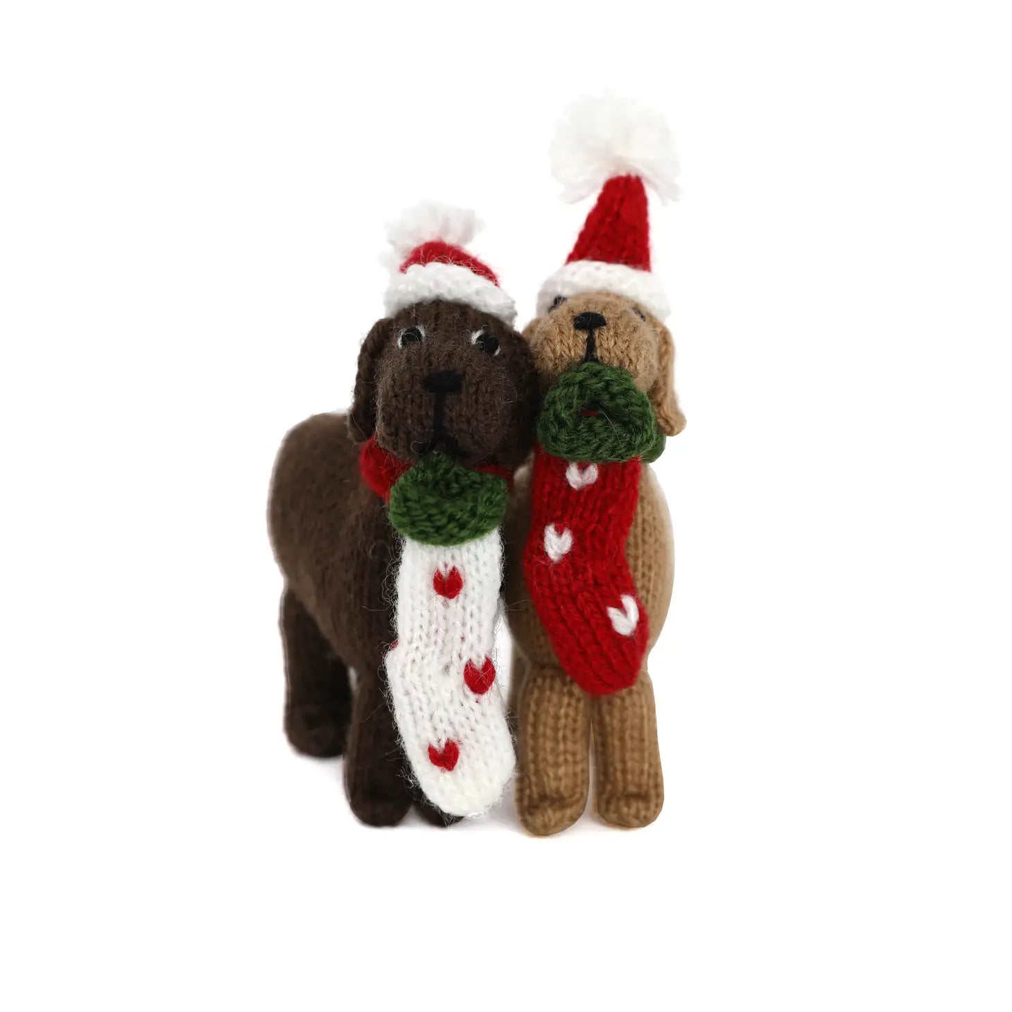 Dog with Stocking Ornament