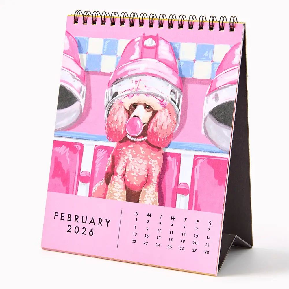 2026 Good Boys Desk Calendar