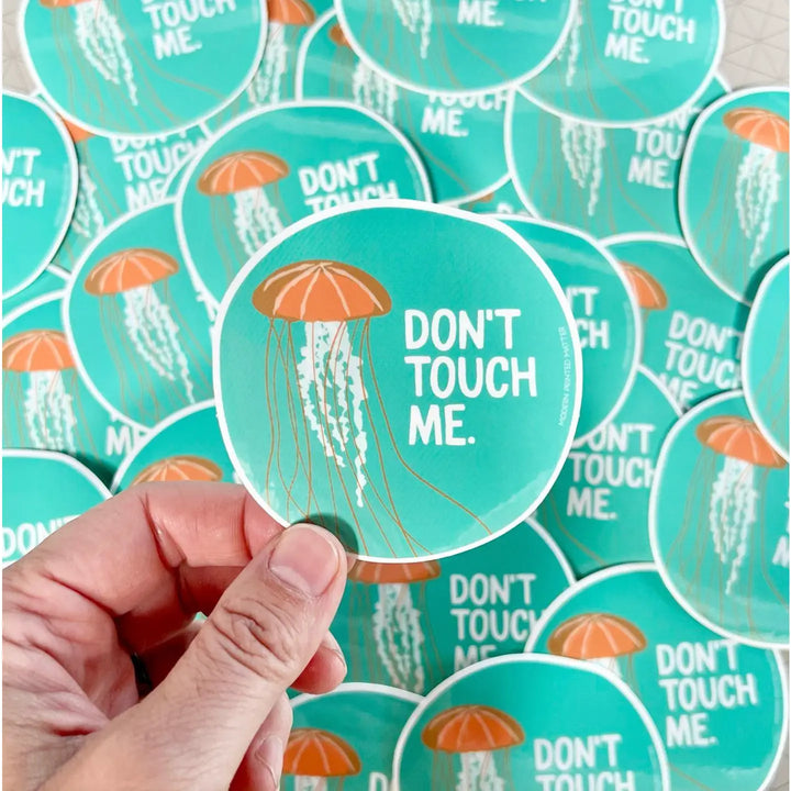 Don't Touch Me Sticker