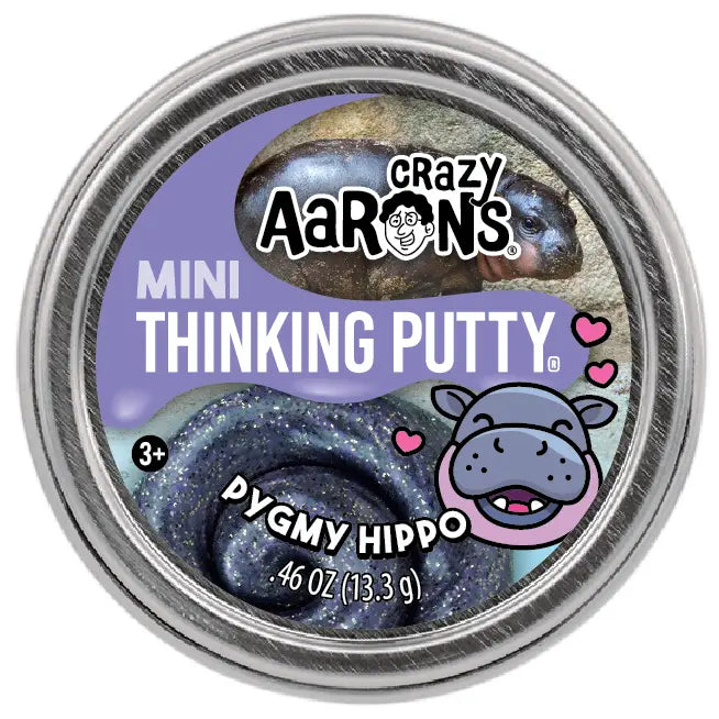 Crazy Aaron's Pygmy Hippo Mini Thinking Putty