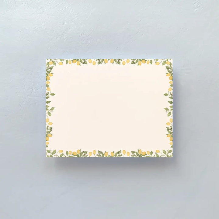 Lemon Blossom Flat Notecards (Set of 10)