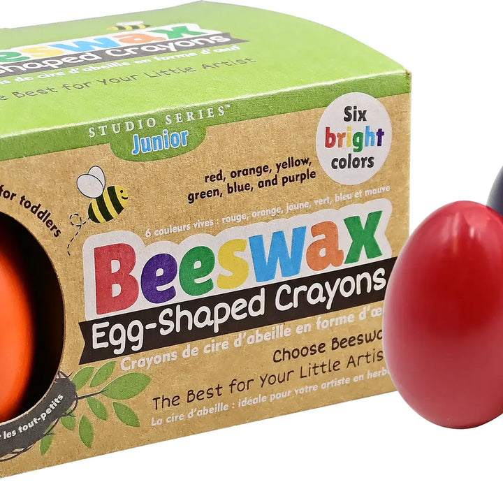 Studio Series Junior Beeswax Egg-Shaped Crayons